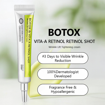 𝑶𝒇𝒇𝒊𝒄𝒊𝒂𝒍 𝑺𝒕𝒐𝒓𝒆🗽 |Regain youthful skin nown 💫STDEI® BOTOX & VITA A RETINOL SHOT Wrinkle Lift Tightening Cream