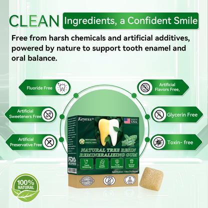 𝑂𝑓𝑓𝑖𝑐𝑖𝑎𝑙 𝑆𝑡𝑜𝑟𝑒👩‍⚕️🎁|𝐾𝑒𝑦𝑒𝑠𝑠® 𝑁𝑎𝑡𝑢𝑟𝑎𝑙 𝑇𝑟𝑒𝑒 𝑅𝑒𝑠𝑖𝑛 𝑅𝑒𝑚𝑖𝑛𝑒𝑟𝑎𝑙𝑖𝑧𝑖𝑛𝑔 𝐺𝑢𝑚🦷(Last 30 minutes of the limited-time offer!)