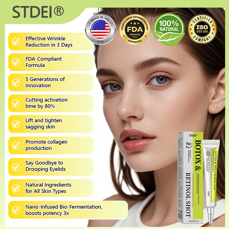 𝑶𝒇𝒇𝒊𝒄𝒊𝒂𝒍 𝑺𝒕𝒐𝒓𝒆🗽 |Regain youthful skin nown 💫STDEI® BOTOX & VITA A RETINOL SHOT Wrinkle Lift Tightening Cream