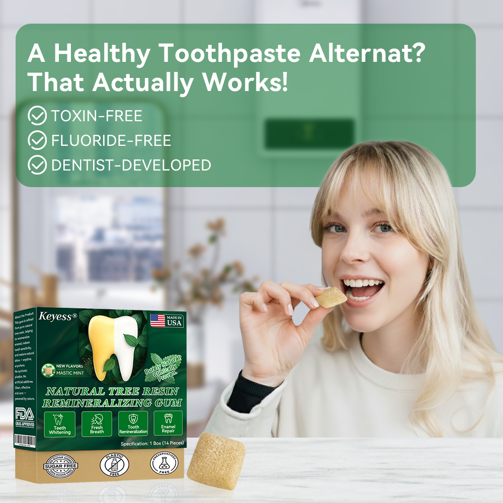 𝑂𝑓𝑓𝑖𝑐𝑖𝑎𝑙 𝑆𝑡𝑜𝑟𝑒👩‍⚕️🎁|𝐾𝑒𝑦𝑒𝑠𝑠® 𝑁𝑎𝑡𝑢𝑟𝑎𝑙 𝑇𝑟𝑒𝑒 𝑅𝑒𝑠𝑖𝑛 𝑅𝑒𝑚𝑖𝑛𝑒𝑟𝑎𝑙𝑖𝑧𝑖𝑛𝑔 𝐺𝑢𝑚🦷(Last 30 minutes of the limited-time offer!)