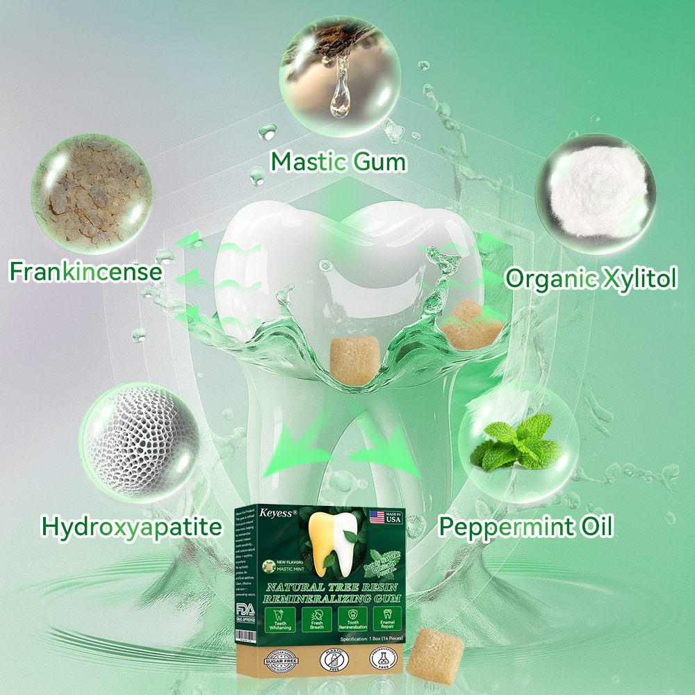 𝑂𝑓𝑓𝑖𝑐𝑖𝑎𝑙 𝑆𝑡𝑜𝑟𝑒👩‍⚕️🎁|𝐾𝑒𝑦𝑒𝑠𝑠® 𝑁𝑎𝑡𝑢𝑟𝑎𝑙 𝑇𝑟𝑒𝑒 𝑅𝑒𝑠𝑖𝑛 𝑅𝑒𝑚𝑖𝑛𝑒𝑟𝑎𝑙𝑖𝑧𝑖𝑛𝑔 𝐺𝑢𝑚🦷(Last 30 minutes of the limited-time offer!)